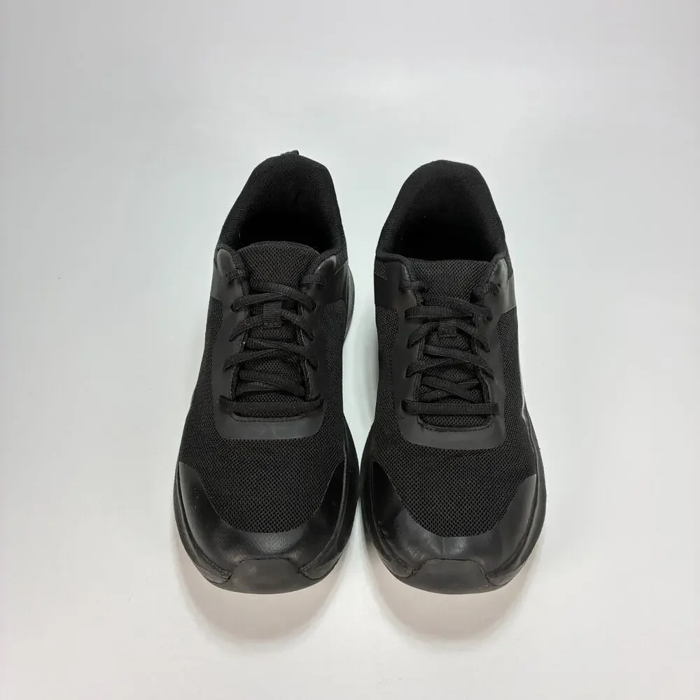 Athletic Works Black Mesh Lifestyle Jogger Cushioned Sneakers Women's Size 9.5